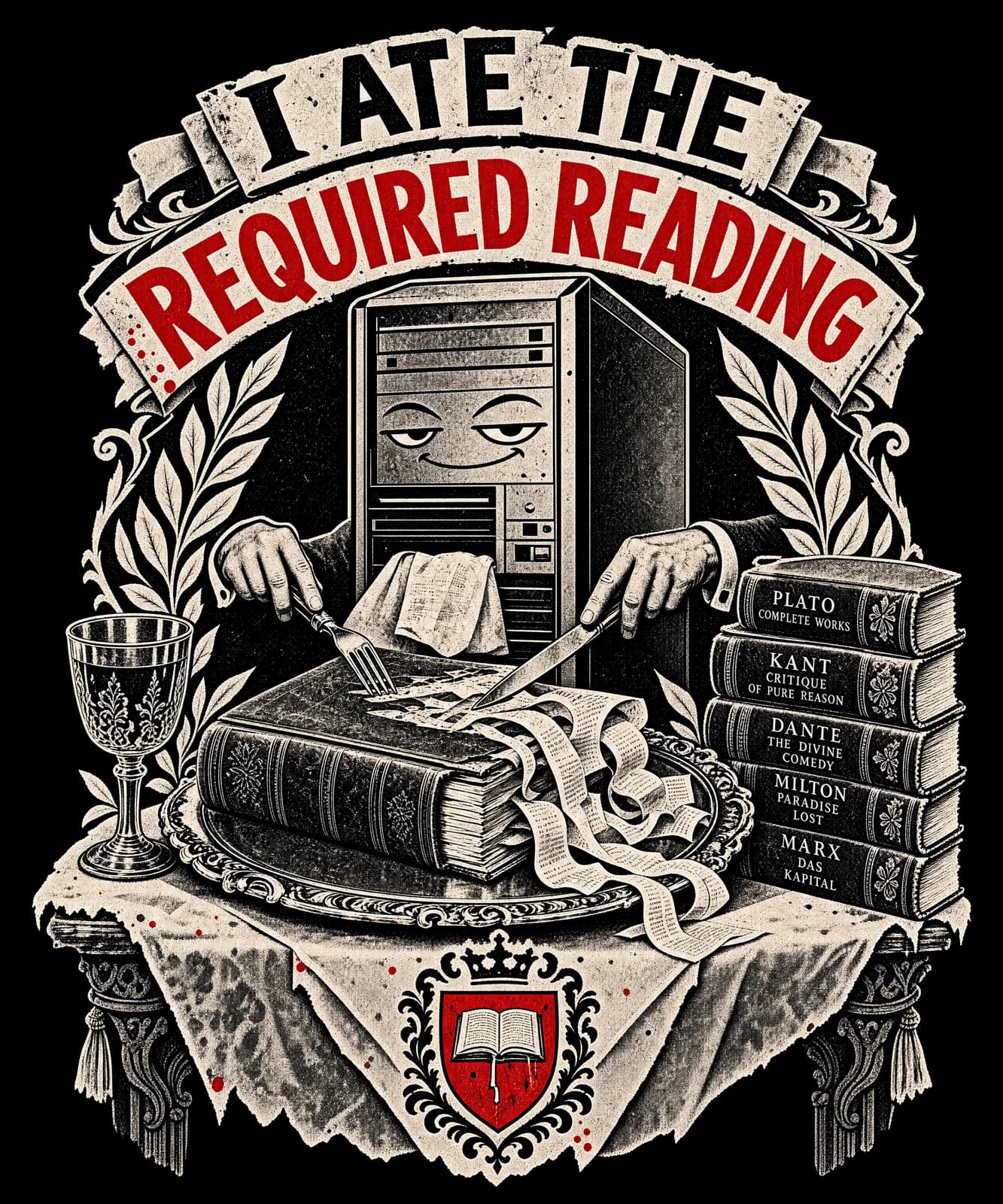 I ATE THE REQUIRED READING