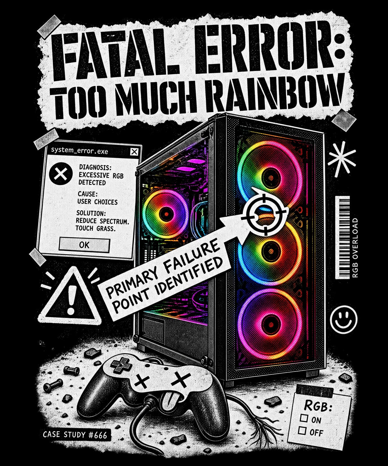 FATAL ERROR: TOO MUCH RAINBOW