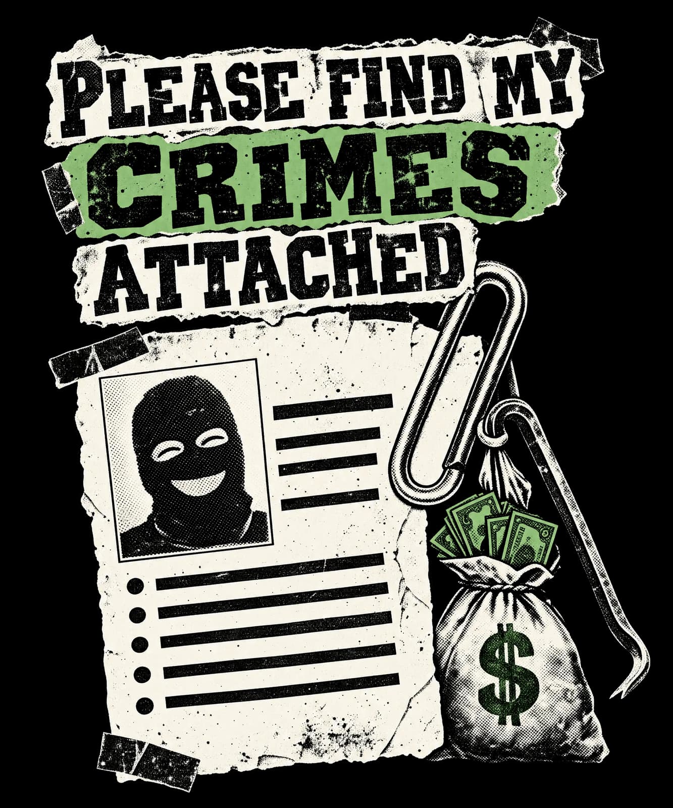 PLEASE FIND MY CRIMES ATTACHED