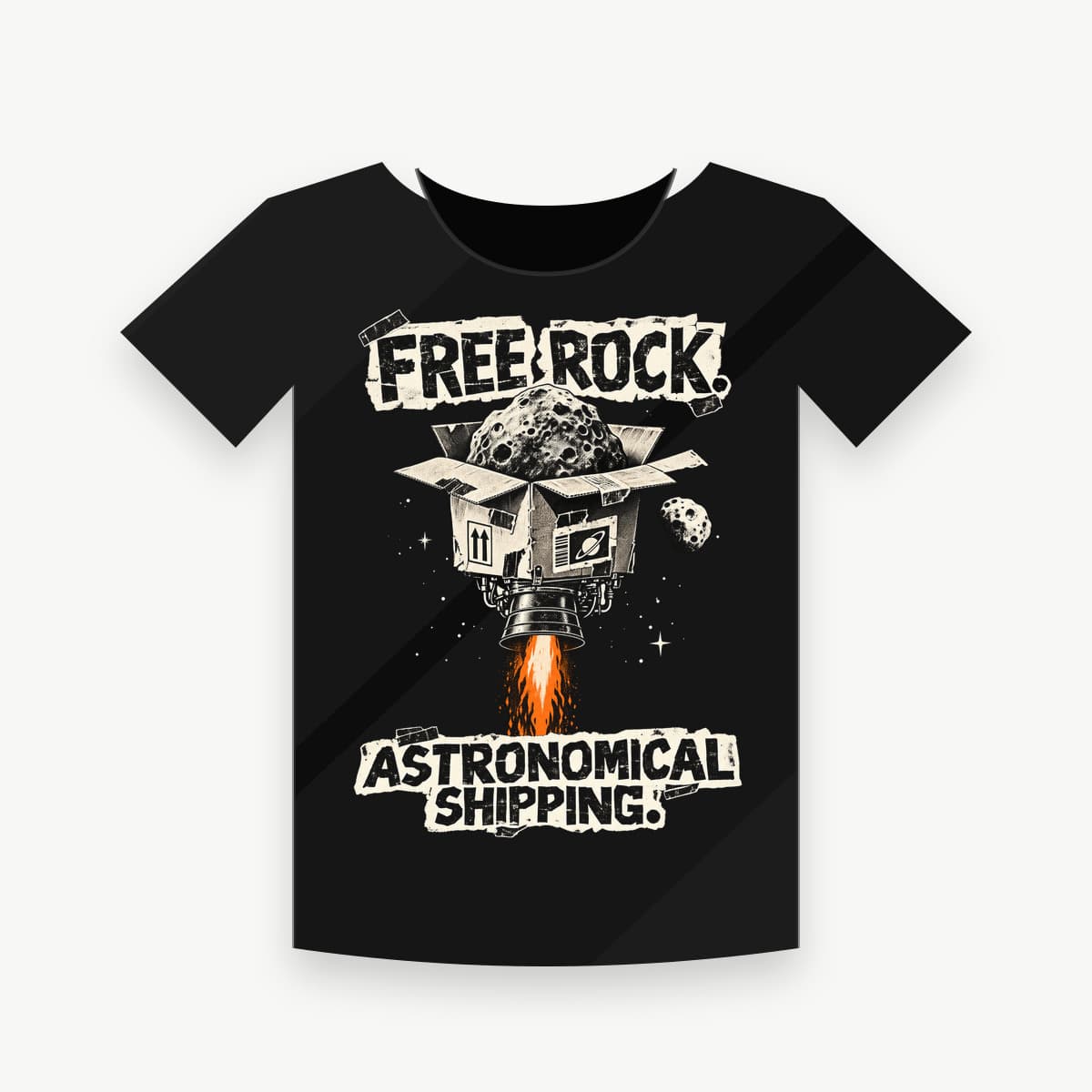 FREE ROCK.
ASTRONOMICAL SHIPPING.
