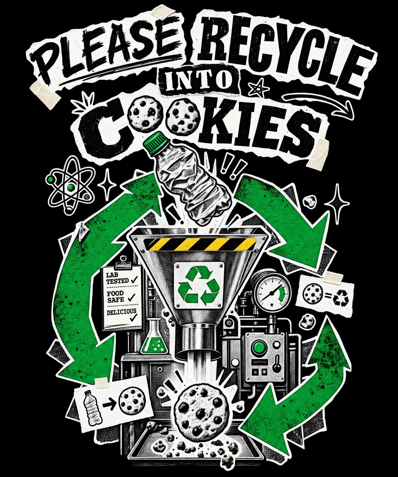 PLEASE RECYCLE INTO COOKIES