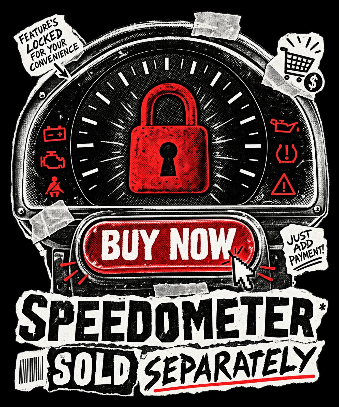 SPEEDOMETER SOLD SEPARATELY