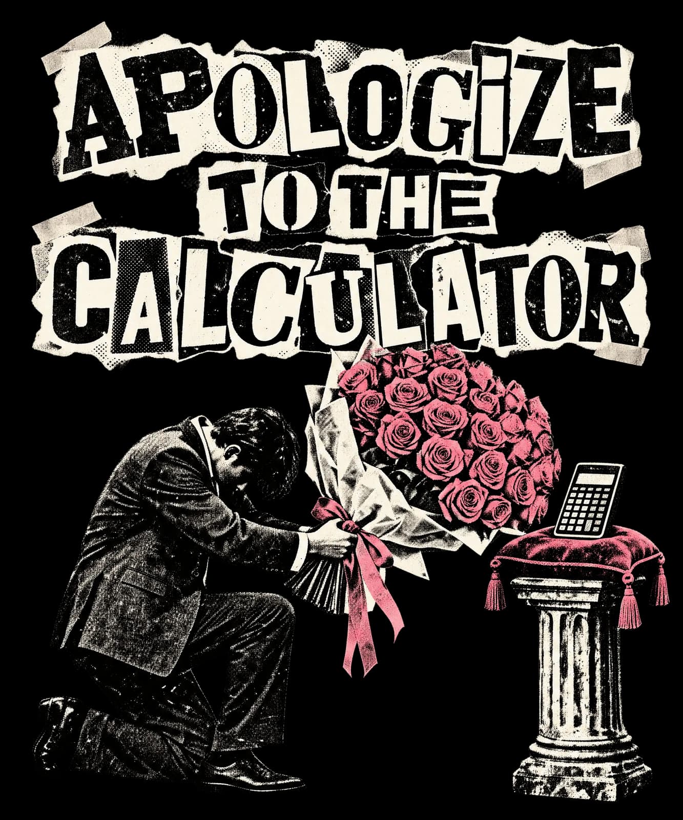 APOLOGIZE TO THE CALCULATOR